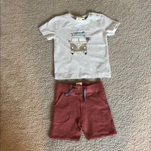 Baby boy T-shirt and shorts